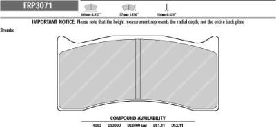 Ferodo  - Ferodo DS3000 FRP3071R - Image 3
