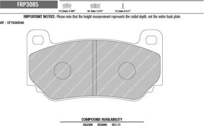 Ferodo  - Ferodo DS3000 FRP3085R - Image 3