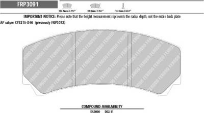 Ferodo  - Ferodo DS3000 FRP3091R - Image 3