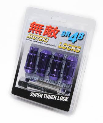 Muteki SR48 Purple Wheel Locks