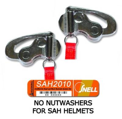 Head & Neck Restraints - HANS Device Accessories - Hans  - Hans Device Quick-Click Helmet Anchors