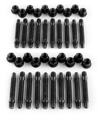 APEX 90mm M12 BMW 5-Lug Kit with Bullet Nose - Black Nuts