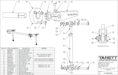 Tarett RSR Style 19.3mm Swaybar & Drop Link Kit, Front, 911/912/930/914 ('65-'89) - Image 2