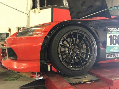 WedsSport SA-72R 17x10  55 Mounted on Front of S2000 w/ Hoosier 225