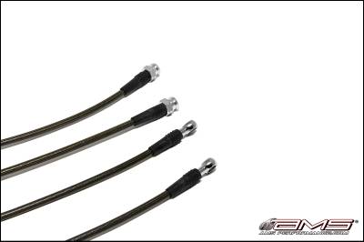 Featured Vehicles - Mitsubishi - AMS EVO X Stainless Steel Brake Lines *All Four* 