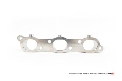 ALPHA Performance R35 GT-R Billet Exhaust Manifold Flange Kit (2.0" Primaries w/ EGT Ports) - Image 3