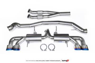 ALPHA Performance GT-R Titanium 102mm Exhaust System 2009+
