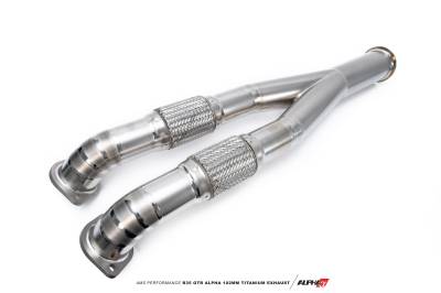 ALPHA Performance GT-R Titanium 102mm Exhaust System 2009+ - Image 3