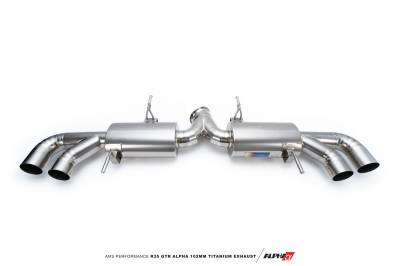 ALPHA Performance GT-R Titanium 102mm Exhaust System 2009+ - Image 7