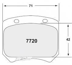 Performance Friction  - Performance Friction Brake Pads 7720.11.15.44 TCR Rear - Image 4