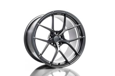 Titan7 - Titan7 T-S5 FORGED 5 SPOKE WHEEL 18X10 +25 (5x120) - SQUARE, SATIN TITANIUM - Image 2