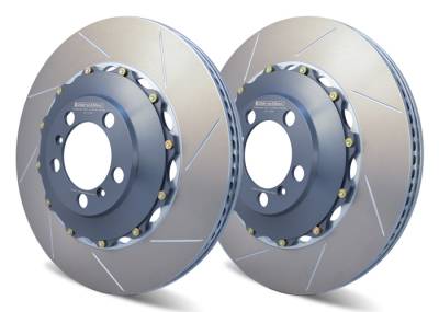 981 GT4 - Braking System - Girodisc - Girodisc A1-146 Front 2-Piece Rotors for 991 GT3 & GT3RS with OEM Iron Rotors