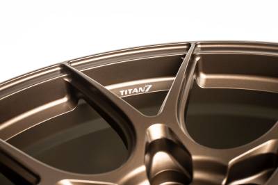 Titan7 - Titan7 T-CS5 FORGED 10 SPOKE WHEEL 18x9.5 +45 (5-120) - HONDA CIVIC TYPE R (FK8), TECHNA BRONZE - Image 4