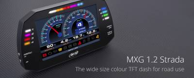 AiM MXG 1.2 Strada Dash Display with CAN Harness