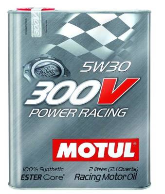Motor Oil and Fluids - Motor Oil - Motul  - Motul 300V POWER RACING 5W30 (2L/ 2.1Quart) ***Case of 10***