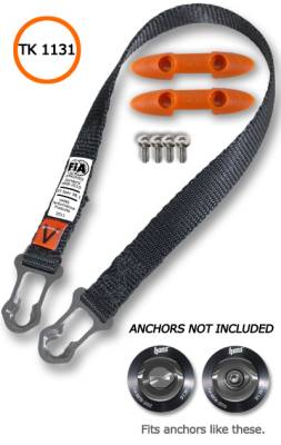 Hans  - Hans Device Replacement Tether Kit Post Anchor Sliding (17") - Image 2