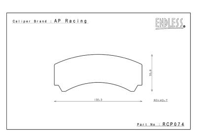 Endless  - Endless MX72 RCP074 Brake Pads - Image 2