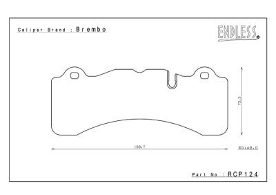 Endless  - Endless MX-87 RCP124 Brake Pads - Image 2
