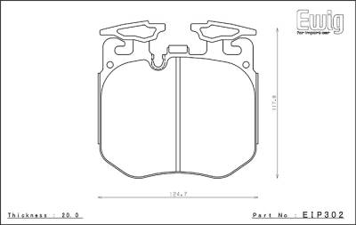 Endless  - Endless CC-Rg EIP302 Brake Pads - Image 2