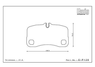 Endless  - Endless CC-Rg EIP126 / HP285 Brake Pads Porsche  - Image 2