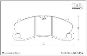 Endless  - Endless MX-87 EIP240 Brake Pads Porsche 911 Carrera S/GTS/Turbo/GT3 (991) + GT4 Front - Image 2