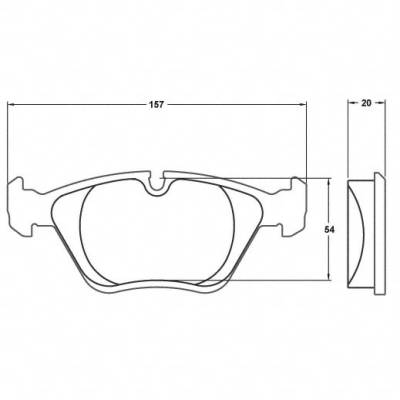 Performance Friction  - Performance Friction Front Brake Pads 0394.08.20.44 BMW E36 / E46 M3 & E8X Z4M *For Matt Falcone* - Image 3