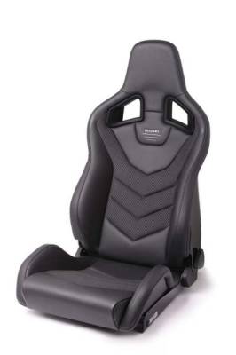 Recaro Sportster GT (Left Side) Black Leather / Carbon Weave 