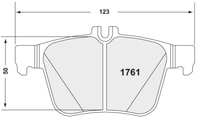 Performance Friction  - 1761.332.15.44 Performance Friction Rear Race Pad Set - Image 2