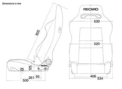 Recaro  - Recaro Speed - Nardo Black/ Nardo Black/Red Logo. - Image 2