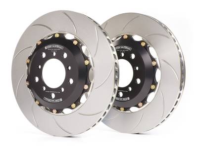 Girodisc A2-012 Rear 2-Piece Rotors for E46 BMW M3 (REQUIRES PAD MODIFICATION)