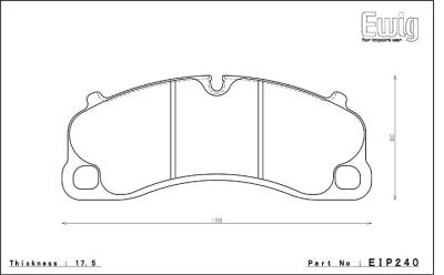 Endless  - Endless W008 EIP240 + EIP241 Brake Pads Porsche 911 Turbo (991) / GT3 (991+992) + GT4 Front & Rear *FOR PCCB ONLY* - Image 2