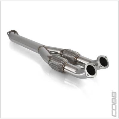Exhaust - Midpipes - COBB Tuning  - COBB Nissan GT-R (R35) SS 3.5" Race Intermediate Pipe (Y-Pipe)