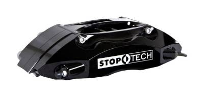 StopTech ST40 Leading Right 28 / 34mm pistons, Black, 28mm wide rotors