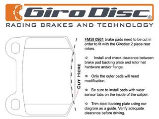 Girodisc - Girodisc A2-095 Subaru STI 08-17 2pc Floating Rear Rotor - Image 2