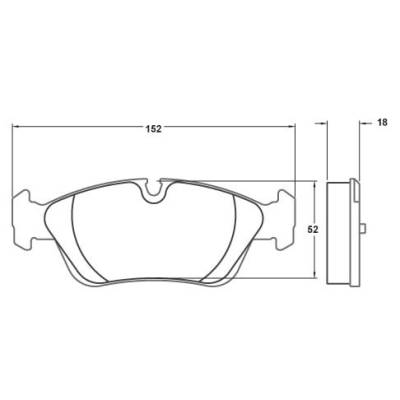 Performance Friction  - Performance Friction Brake Pads 0558.08.18.44 - Image 2