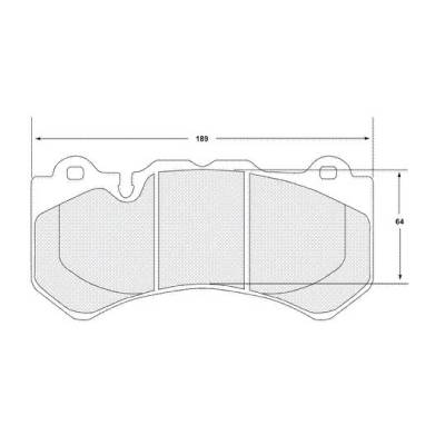 Performance Friction Brake Pads 4362.08.19.44 Nissan GT-R Front